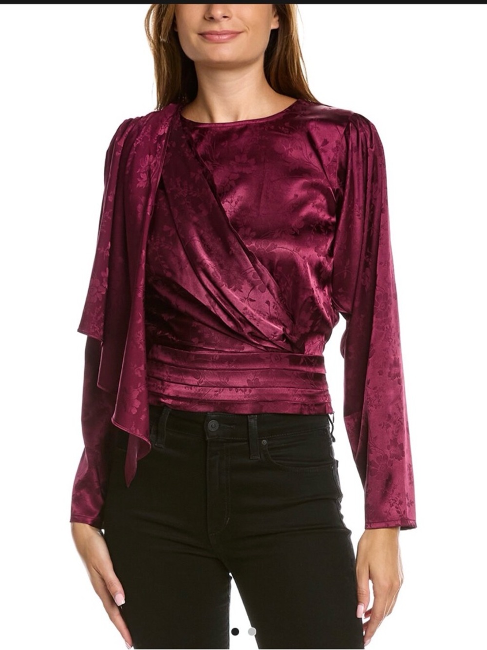 Ronny Kobo Collection Burgundy Top